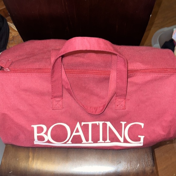 Red Boating Tote Bag - Picture 3 of 4